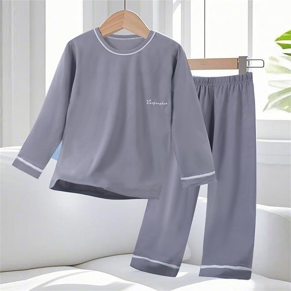 Hurxie Girls Outfits Long Sleeve Shirts and Tight Pants Set Lightweight Kids Clothing 2 Piece Sets Gray,3-4 Years