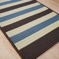 thumbnail image 4 of Colonial Mills  Belleville Stripe Square Rug 11x11 - Sapphire Earth, 4 of 5