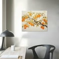 thumbnail image 3 of Nawypu  Home Decor Canvas Pictures Little Bird Drawing on Persimmon Tree Canvas Print Chinese Style Wall Art Ink Painting Picture 20x16 inch, 3 of 4