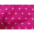 thumbnail image 4 of oneOone Tissu Popeline de Coton Imprimé Kasuri Signe Plus 1 Yard 56 Pouces de Large, 4 of 4