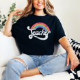 thumbnail image 4 of Teacher Rainbow Fun Teacher Shirt for Adult Women for 1st and Last Day of School Natural Shirt Adult XX-Large, 4 of 4
