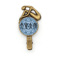 thumbnail image 1 of Emperor Grand-Mère Paon Modèle Coiffure Broche Broche Vintage Métal, 1 of 3