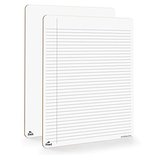 Cuaderno reutilizable de escritura borrable, rayado cuadrícula, pizarrón 9"x12", con pluma seca