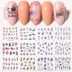 thumbnail image 1 of Pegatinas abstractas para uñas, calcomanías de líneas para uñas, transferencia al agua, pegatinas florecientes, grafiti, curvas, mariposas, hojas, flores, tatuajes para uñas para mujeres, 1 of 5