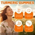 thumbnail image 2 of Zhibenon black pepper turmeric gummies, 90 capsules, containing extracts of black pepper and turmeric root, which help with digestion and protect the skin, 2 of 8