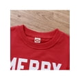 thumbnail image 4 of Seyurigaoka Baby Kid Christmas Pullover Long Sleeve Round Neck Loose Tops Letters Print Party Casual Street Sweater for Toddler Boys Girls, 4 of 8