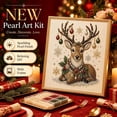 thumbnail image 2 of Kojanyu DIY Christmas Pearl Bead Painting Kit, Framed Canvas Rhinestone Art Set with Instructions, Holiday Crafts for Adults Home Wall Decor Gift., 2 of 6
