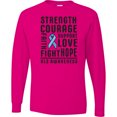 thumbnail image 3 of Inktastic ALS Awareness Strength Courage Support Long Sleeve T-Shirt, 3 of 5