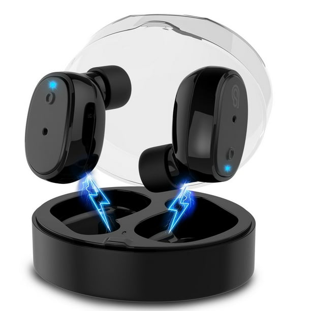 StealthBeats Bluetooth Wireless Headphones with Microphone [INVISIBLE EARPHONES] Running with Dock Charger - Noise Cancelling, Mic and Sound for iPhone & Android [TALK WALK & MORE] - Walmart.com