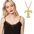 thumbnail image 1 of Xihbxyly Collar con Colgante de Cadena con 26 Letras y Nombre En Inglés para Mujer, 1 of 5