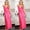 02 Hot Pink, variant on Pajamas for Women Plus Size Fire , Ladies Fashion Comfortable Solid Color Suspenders Pajamas Woman Nightgown Cute Nightdress