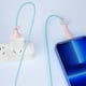 thumbnail image 5 of Protector de cable de carga de silicona con diseño antidobleces y antiroturas para cargadores de Android y iPhone. Cubiertas resistentes para uso diario. Aestivo | Rosa | AESTIVO, 5 of 7