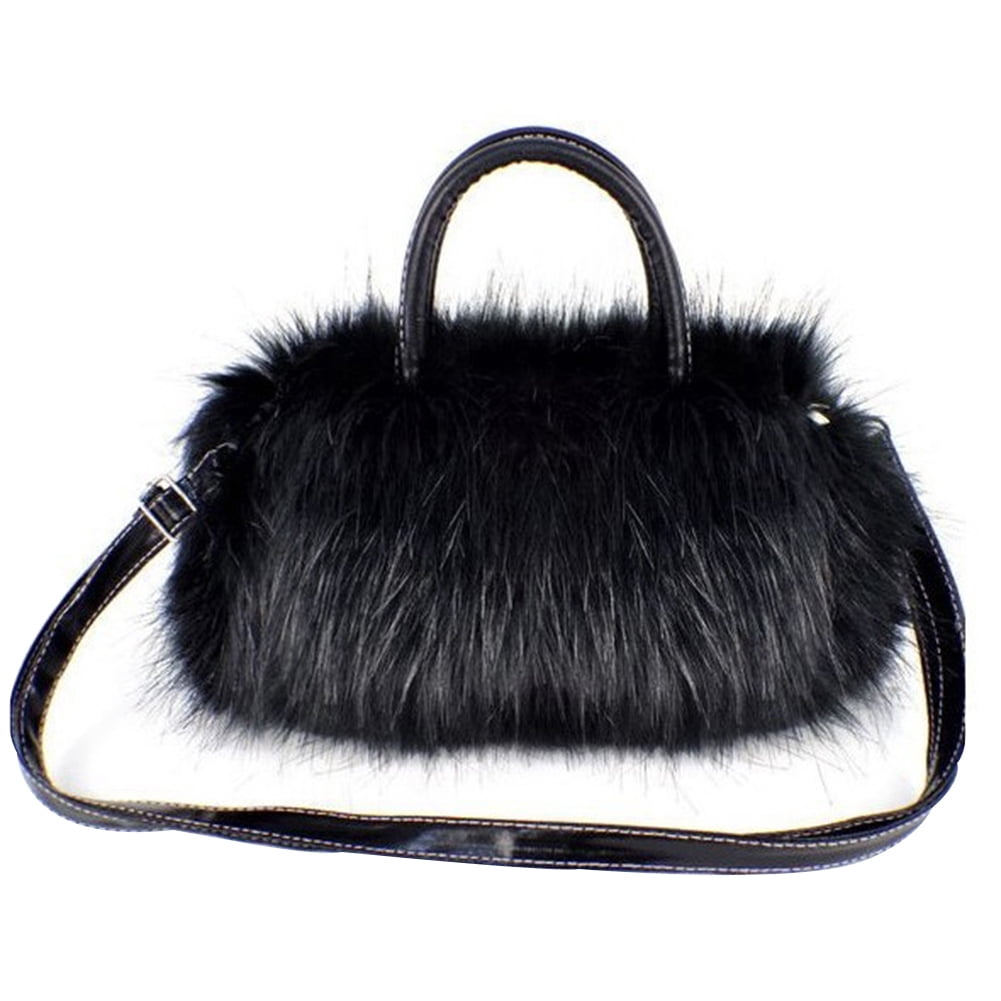 fluffy pouch bag