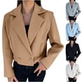thumbnail image 2 of Women's Fashion Long Trench Coat - Elegant Lapel Slim Fit Winter Overcoat Plus Size Available 2 of 9
