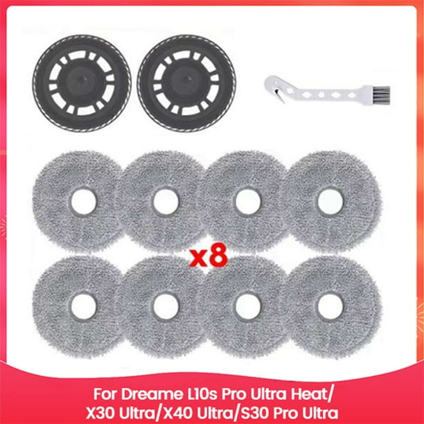 Soporte para Trapeador y Paño para Trapeador de Repuesto para Aspiradora para L10s Pro Ultra Heat X30 Ultra X40 Ultra S30 Pro Ultra