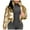 Gold, variant on Luwomo Down Jackets for Womens Fall and Winter Stamping Clothes Cropped Long Sleeve Hooded Outerwear Tops Black,L