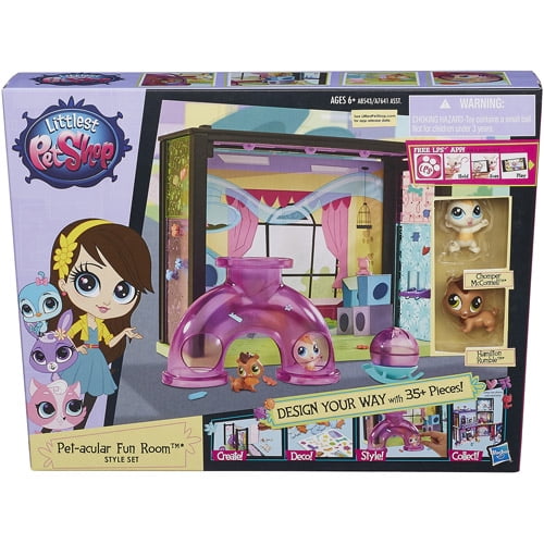 Littlest Pet Shop Pet-acular Fun Room Style Set - Walmart.com - Walmart.com