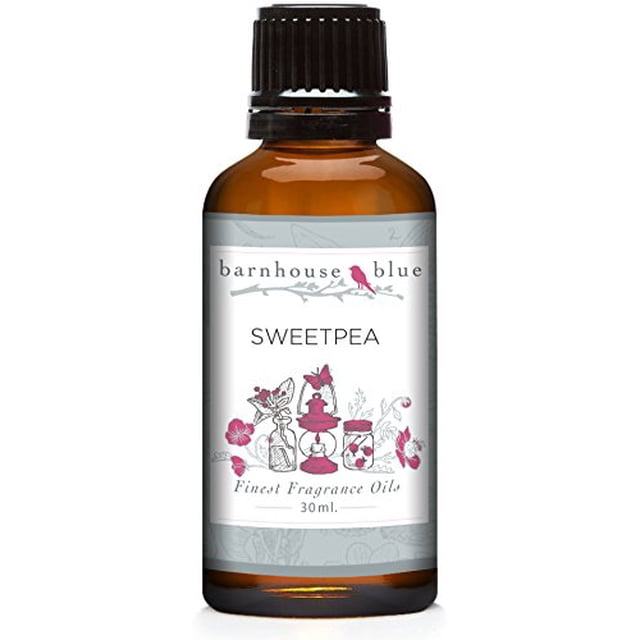 Aceite aromático Barnhouse Blue Sweet Pea, 30 ml, para velas y jabón