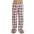 thumbnail image 5 of Ovticza Flannel Pajama Pants for Women Wide Leg Plaid Pajama Sleep Pants Soft Lounge Sleepwear Pink 2XL, 5 of 5