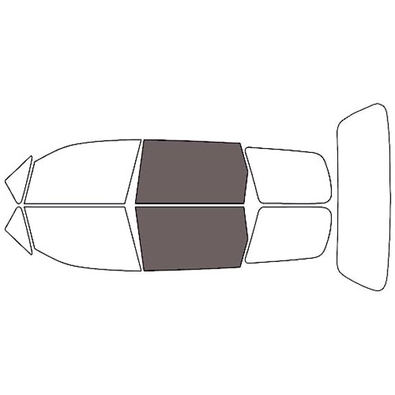 Rvinyl Window Tint Kit Compatible with Honda Odyssey 1995-1998 - Back Precut Kit - 35%