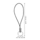 thumbnail image 3 of FELTECHELECTR 100 unidades de cordón para teléfono móvil: cordón trenzado suave para hombres y mujeres, correa de muñeca ligera para smartphone, cámaras y dispositivos portátiles., 3 of 5