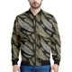 thumbnail image 3 of Chaquetas con estampado de plumas bohemias para hombre, sudadera de manga larga con estampado 3D retro, chaqueta bomber de calle de gran tamaño con cremallera, 3 of 5