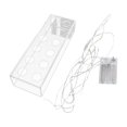 thumbnail image 2 of yuksok Rectangular Flower Vase Acrylic Flower Vase Clear Long Rectangle Vase Rectangle 30x10x6.5cm 12 Hole, 2 of 9