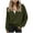 a-Green27252, variant on VNKIDY Women's Sweatshirt Solid Color Half Zip Sweatshirt Long Sleeve Loose Fit Pullover With Collared Design For Casual Daily Wear Trendy Tops
