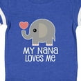 thumbnail image 4 of Inktastic Nana Loves Me for Grandkids Boys or Girls Baby Bodysuit, 4 of 5