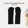 thumbnail image 3 of Gants en Cuivre pour l'Arthrite, Gants de Compression pour Hommes Femmes Noirs, Réduire la Douleur par Compression, Adaptés à l'Arthrite, Design Demi-Doigt, Adaptés à Diverses Conditions, 3 of 7