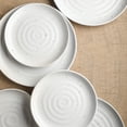 thumbnail image 3 of Earth & Clay Ion 12-Piece Dinnerware Set Stoneware, White, 3 of 7