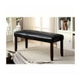 thumbnail image 5 of Brent Transitional Bench, Espresso & Dark Cherry, 5 of 5