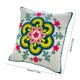 thumbnail image 3 of Fiudx Funda de Almohada Floral con Diseño de Bordado Vibrante, Tela de Lino Suave con Cremallera Invisible, Decoración de Sofá para El Hogar, Elegante Accesorio para La Sala de Estar, Fácil de Limpia, 3 of 6