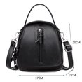thumbnail image 3 of Moda mujer suave PU cuero Messenger Bag Casual pequeños bolsos (negro), 3 of 5