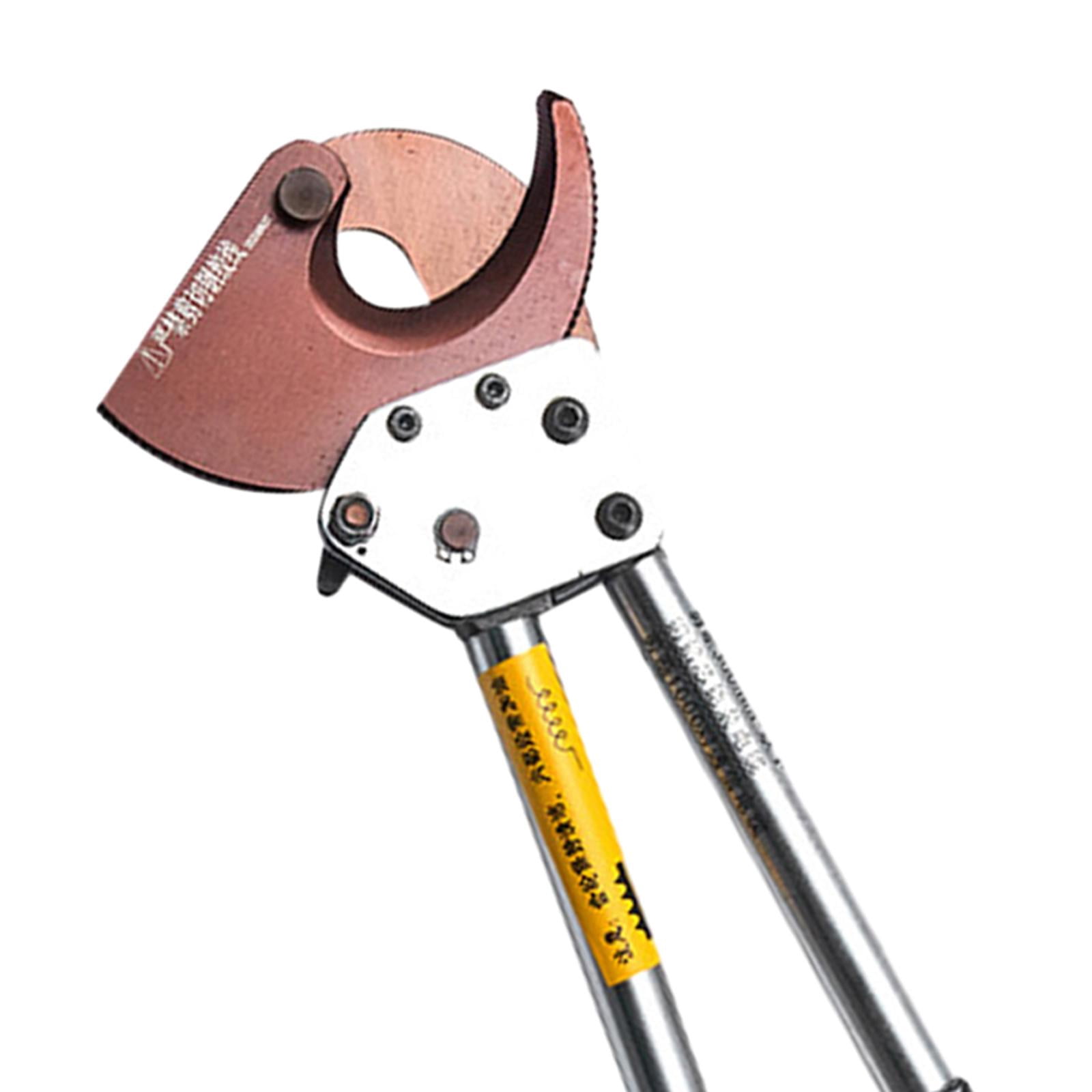 Nishiyuenyi Ratchet Cable Cutter Cable Wire Scissors Efficient Labor Saving Anti Slip Handle Style A