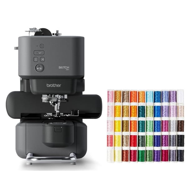 Máquina de bordar Brother PP1 Skitch con hilo de 50 colores