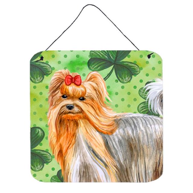 Yorkshire Terrier St Patricks Wall or Door Hanging Prints