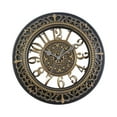 thumbnail image 1 of Relojes de pared redondos de interior de cocina retro con pilas para la Negro Sunnimix Reloj de pared, 1 of 8