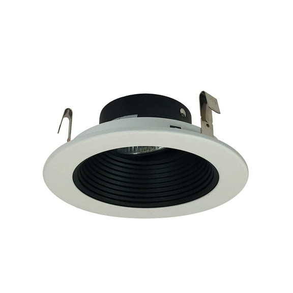 Nora Lighting Nl-411 Two-Toned 4" Baffle Recessed Trim - White