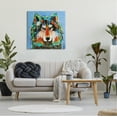 thumbnail image 2 of Stupell Industries Bold Wolf Dripping Paint Saturated Graffiti Street Style Painting Gallery Wrapped Canvas Print Wall Art, Design by Karrie Evenson, 2 of 7