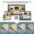 thumbnail image 4 of KUETH 2'x7' Area Rugs for Living Room, Non Slip Machine Washable Vintage Indoor Rug, Ultra Thin Chenille Print Rug for Bedroom Dining Room Home Office, 4 of 7