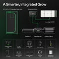 thumbnail image 4 of VIVOSUN GIY Smart Grow Tent System 3x3, WiFi-Integrated Grow Tent Kit, with Automate Ventilation and Circulation, Schedule Full Spectrum 200W LED Grow Light, and GrowHub E42A+ Controller, 4 of 8