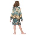 thumbnail image 6 of BZSMCE Bathrobes Belt Hooded Dreamy Kittens in Blossom Creative Pattern, 6 of 8