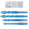 thumbnail image 3 of Perceuse Excentrique Perçage de Précision Pierre de Perçage en Verre Perceuse Triangulaire 4 Pcs, 3 of 7