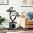 thumbnail image 4 of Gymax 35'' Cat Tree Tower 3-Layer Activity Center w/ Sisal Scratching Board & 2 Perches, 4 of 10