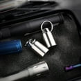 thumbnail image 3 of Tiny Titanium Keychain Pill Holder Case Waterproof Fob Travel Pocket Organizer, 3 of 8