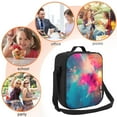thumbnail image 5 of Picia Colorful Lightbulb Abstract Lunch box Lunch bag for men women Large capacity Lunchbox Reusable Lunch bags Insulated Lunch bag Lunch box cooler, 5 of 9