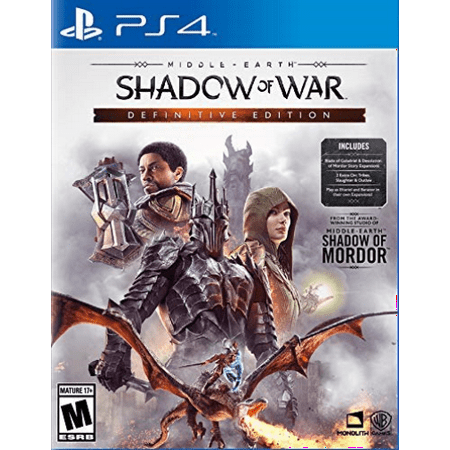 Ps4 Action-Middle Earth:Shadow Of War Definitive Edition Ps4