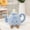 18cm teapot xwd, variant on 18cm Cute Teapot & Teacup Plush Toy Set, Soft Light Blue Kitchen Themed Stuffed Dolls, Smiley Face Fluffy Companion Plush Gift for Kids Girls Bedroom Decor Birthday Holiday