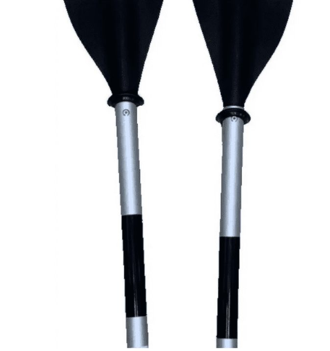 87" Black Aluminum Adult Kayak Paddle 2-Piece for Canoe, Raft, Boat